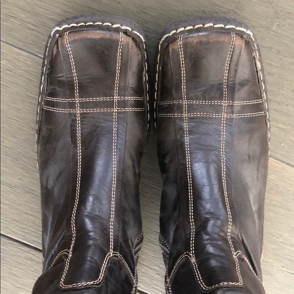 ❤️ Mugnai Designer Chocolate Brown Boots - Picture 2 of 3